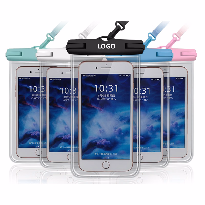 PVC fully transparent mobile phone waterproof bag swimming waterproof mobile phone bag