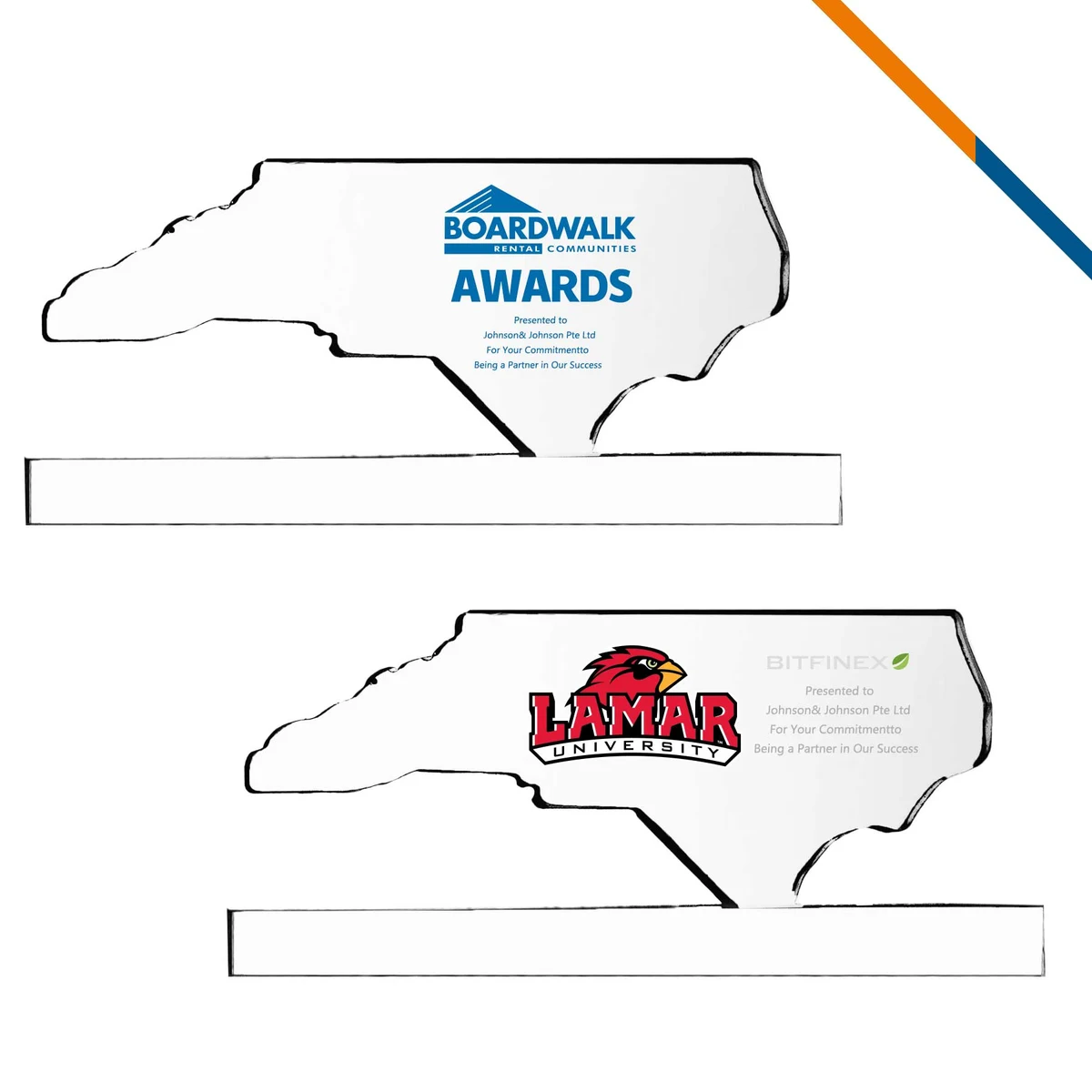 Lar North Carolina Crystal Award 1