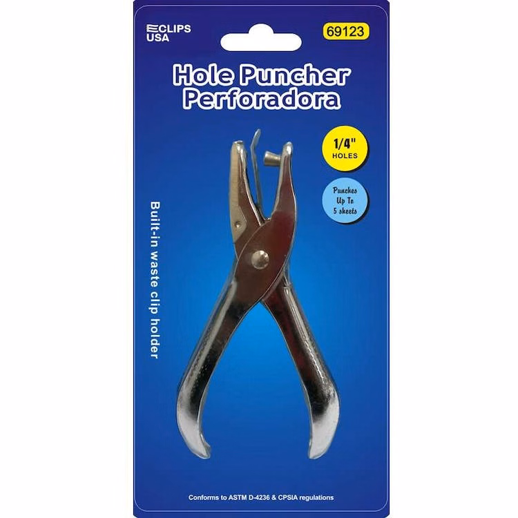 Hole Punchers - 1/4" Hole