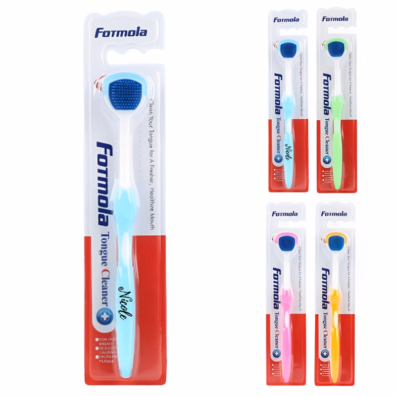 Double-Sided Tongue Scraper for Oral Hygiene