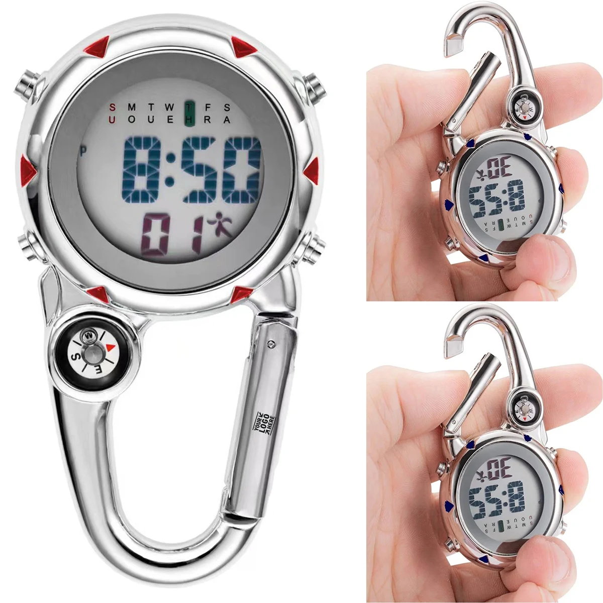 Digital Carabiner Watch Clip 1
