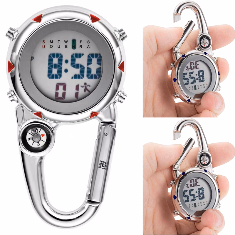Digital Carabiner Watch Clip