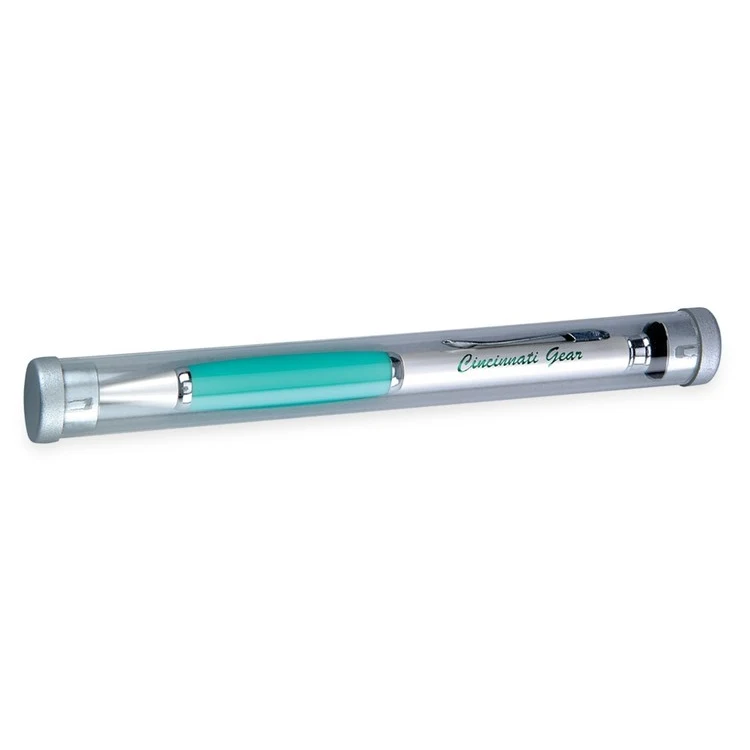 Clear Tube With Silver Accent- Blank 1