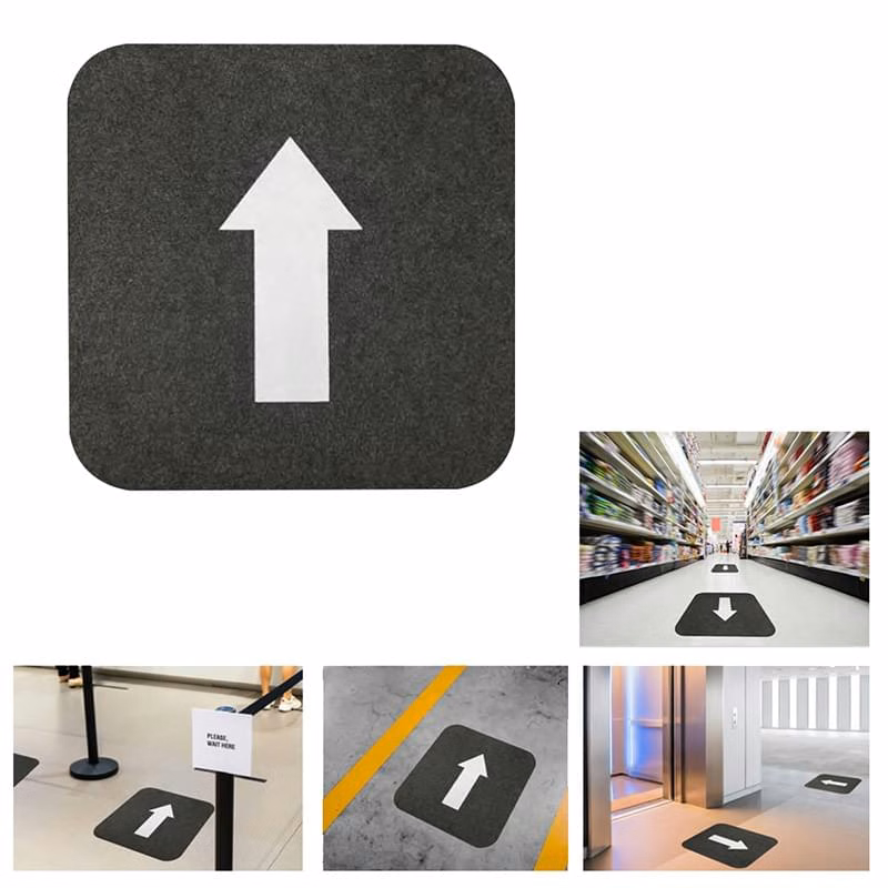 17" X 17" Directional Floor Mat