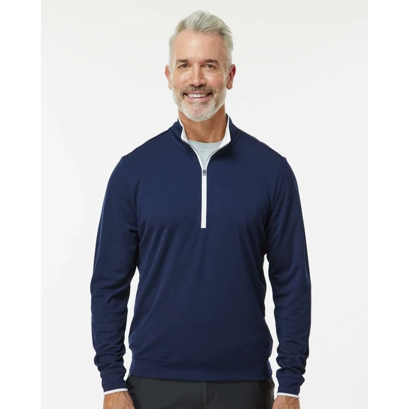 Adidas Men's Performance Lightweight Quarter-Zip Pullover - A2002 1