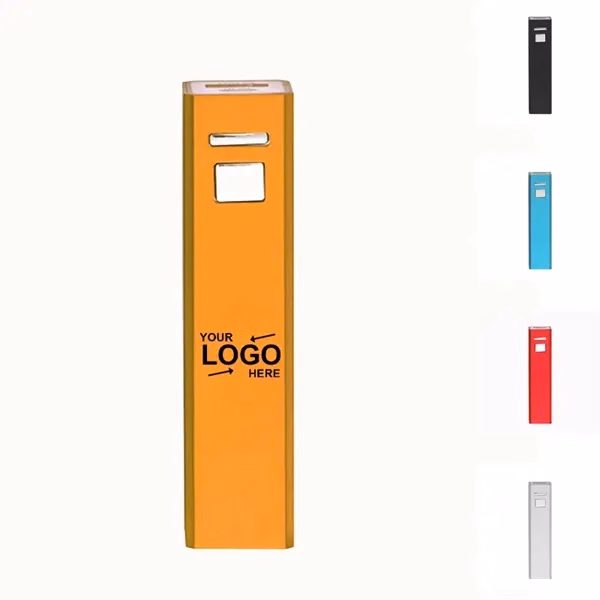 Custom 2600mAh Compact Metal Portable Power Bank — Professional Travel Charger