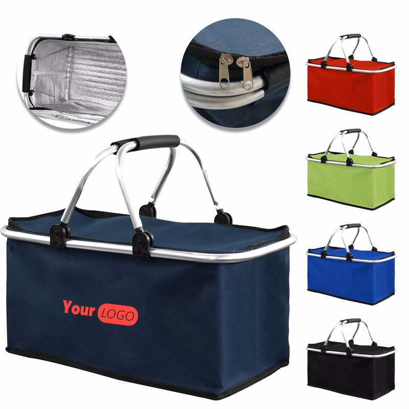 Printed Foldable Picnic Tote
