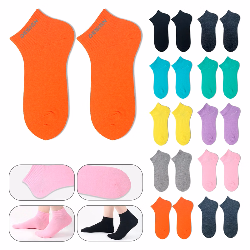 Breathable Cotton Summer Ankle Socks
