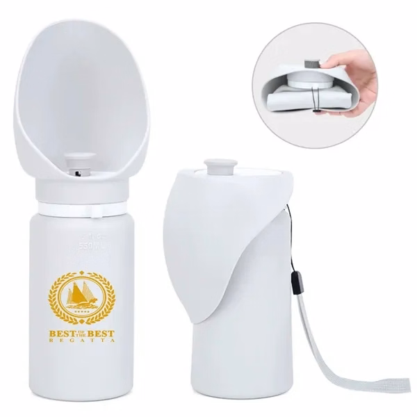 Custom BPA Free Silicone Foldable Pet Water Bottle — Outdoor Travel