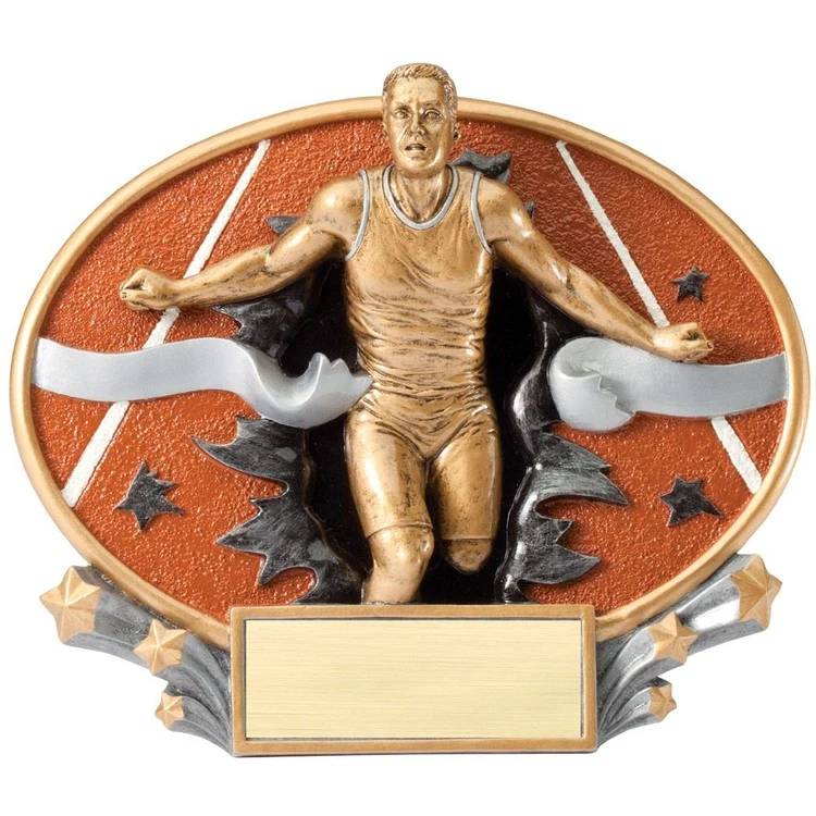 Track - Male Xplosion Oval Resin Award 1