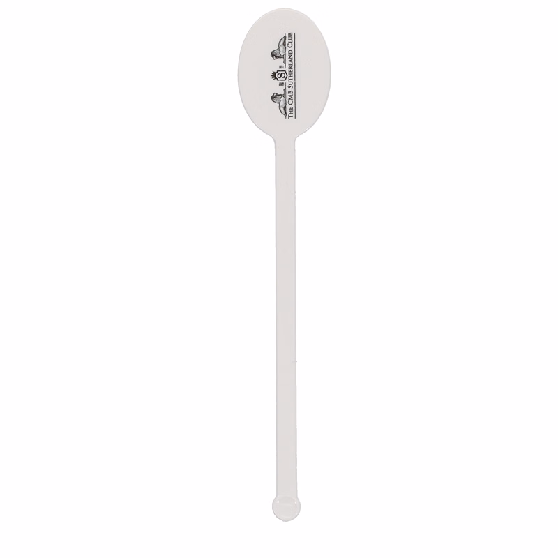 Plastic Drink Stirrer 6.000" Upright Oval (Color) Digital Print