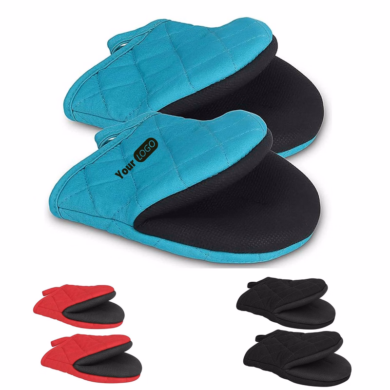 1 Pair Short Oven Mitts