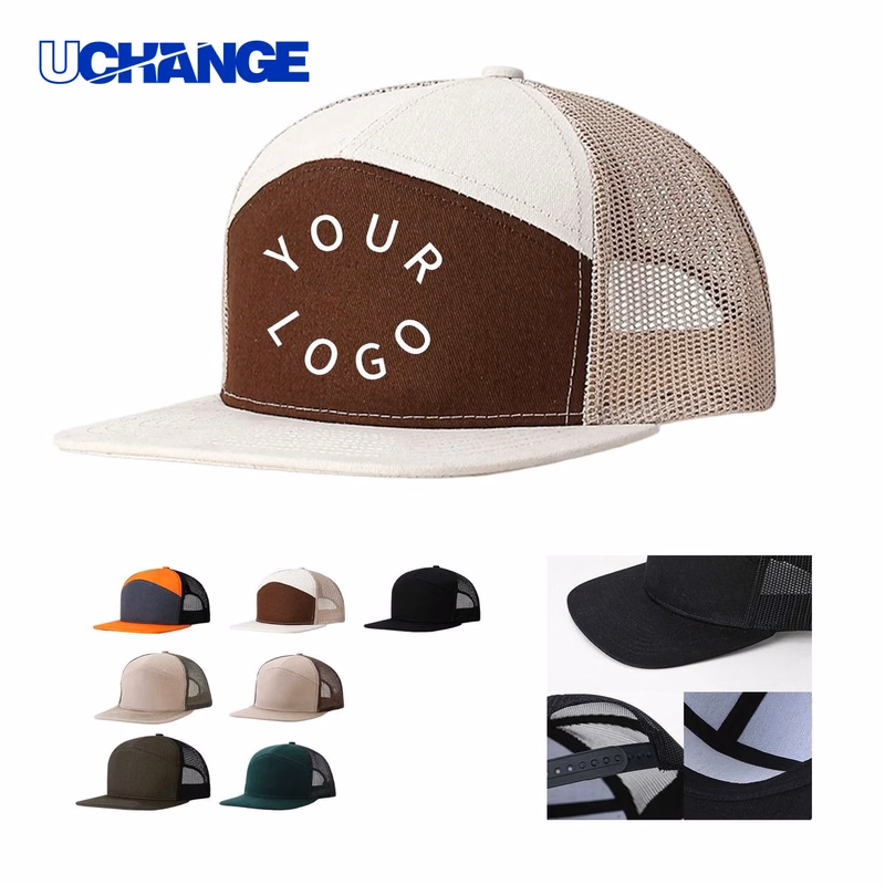 Structured Flat Visor Snapback Cap Headwear for Events