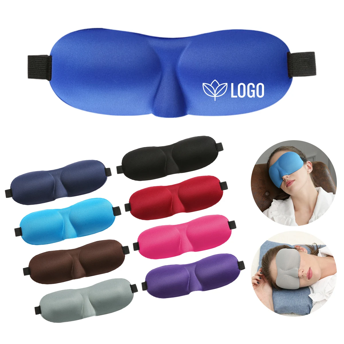 MOQ30 3D Travel Sleep Eye Mask 1