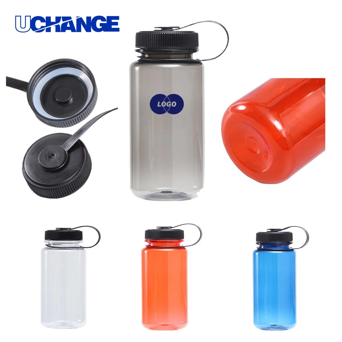 Personalized Translucent Bottle Container for Teams 1