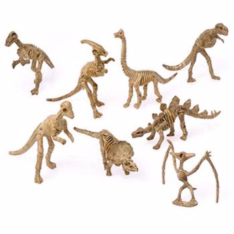 Skeleton Dinosaurs - Assorted 6"