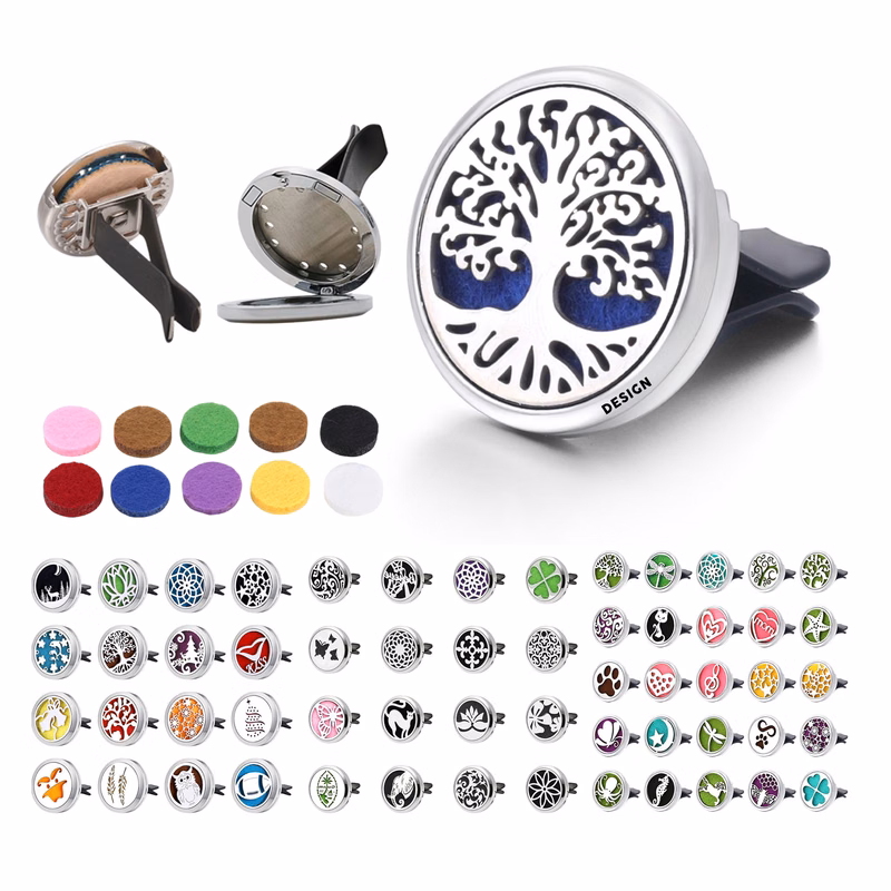 Aromatherapy Essential Oil Car Diffuser Vent Clip