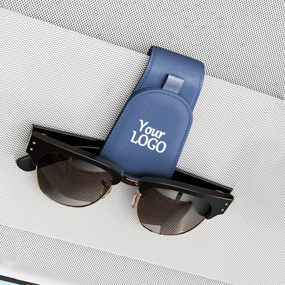 Magnetic Leather Sunglass Holder 1
