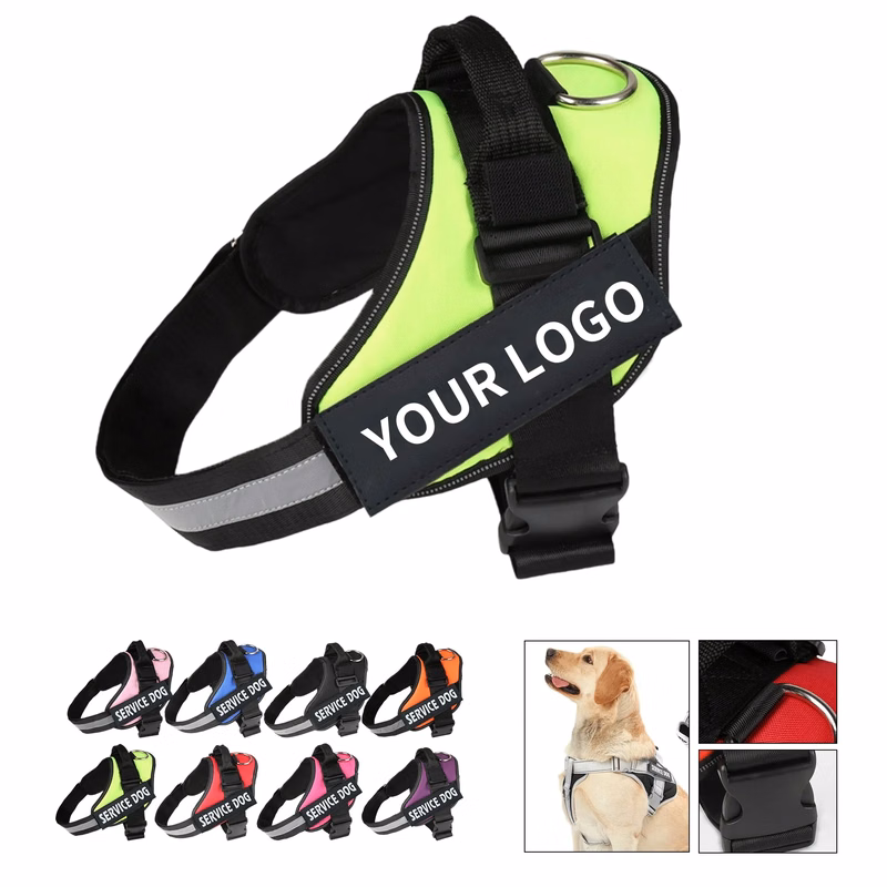 Oxford Cloth Dog Harness with Reflective Strips