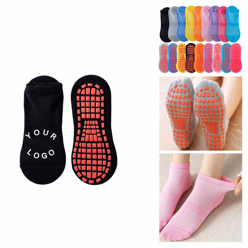 Cotton Breathable Pilates Grip Socks