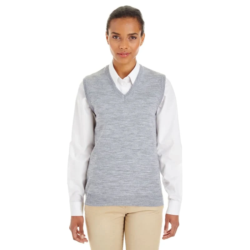Harriton Ladies' Pilbloc™ V-Neck Sweater Vest 1