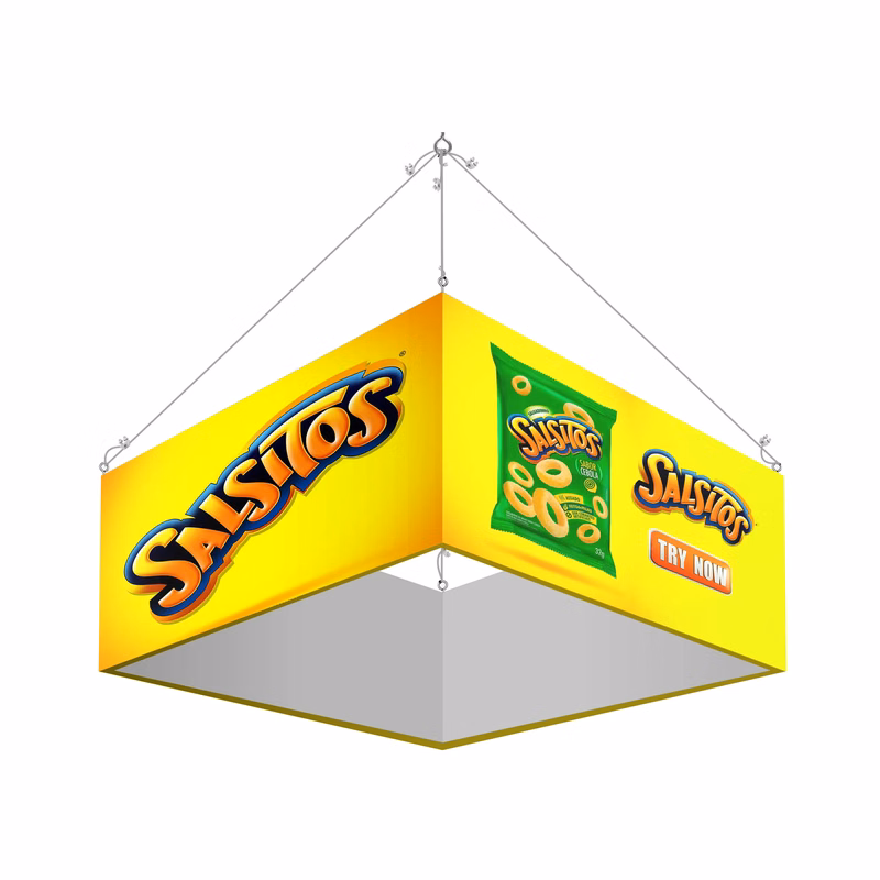 10' Rectangular Hanging Banner Kit (Hardware + Banner)