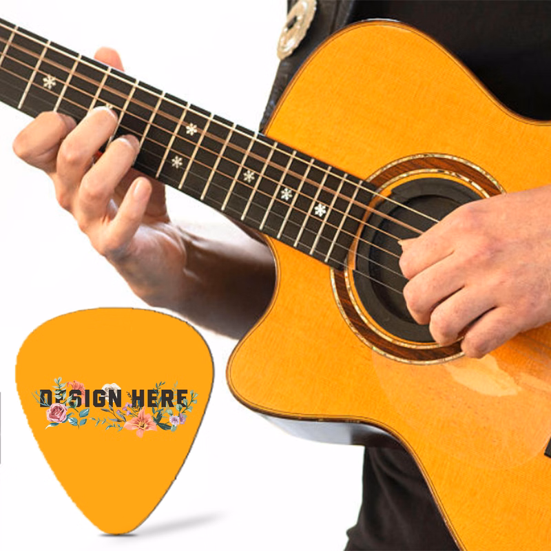 Durable Celluloid Plectrum for Guitar Bass
