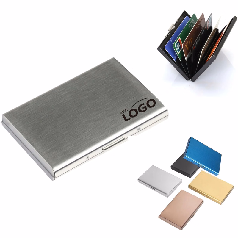 Stainless Steel Credit Card Wallet Case MOQ 10pcs