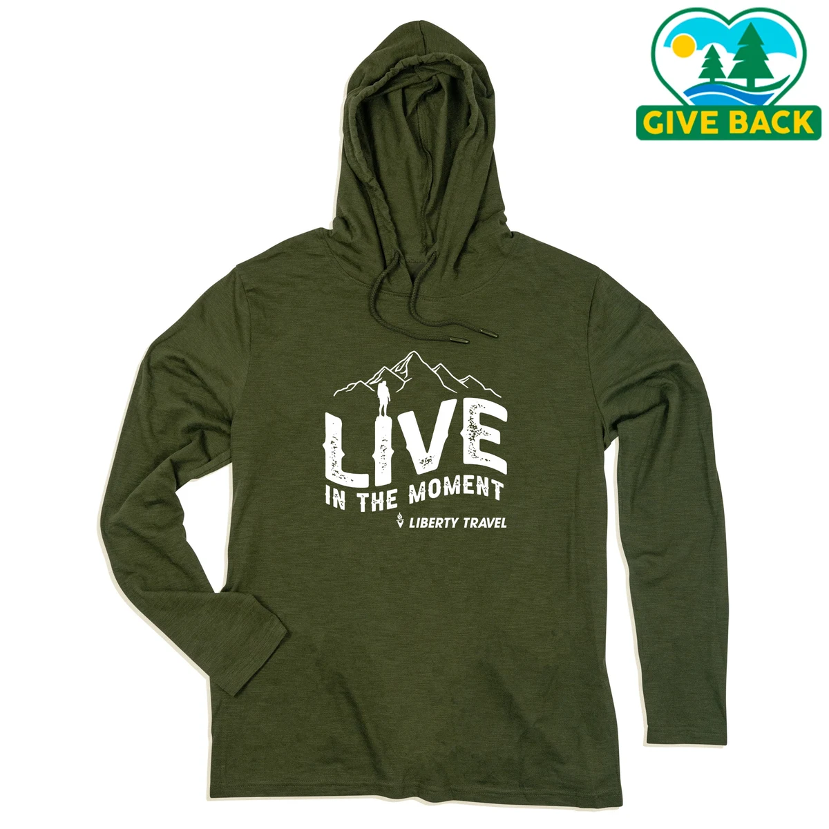 ACE Adult Long Sleeve Slub Hooded T-Shirt 1