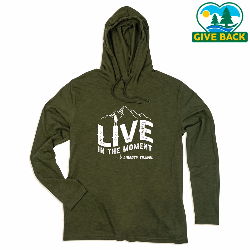 ACE Adult Long Sleeve Slub Hooded T-Shirt