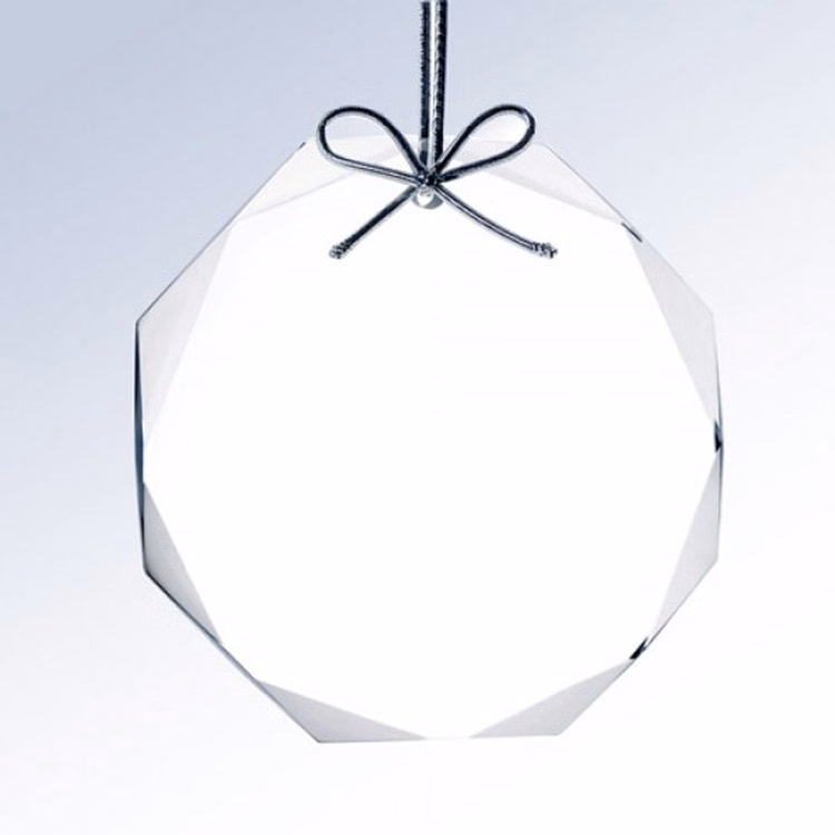 Premium Octagon Ornament with Silver String
