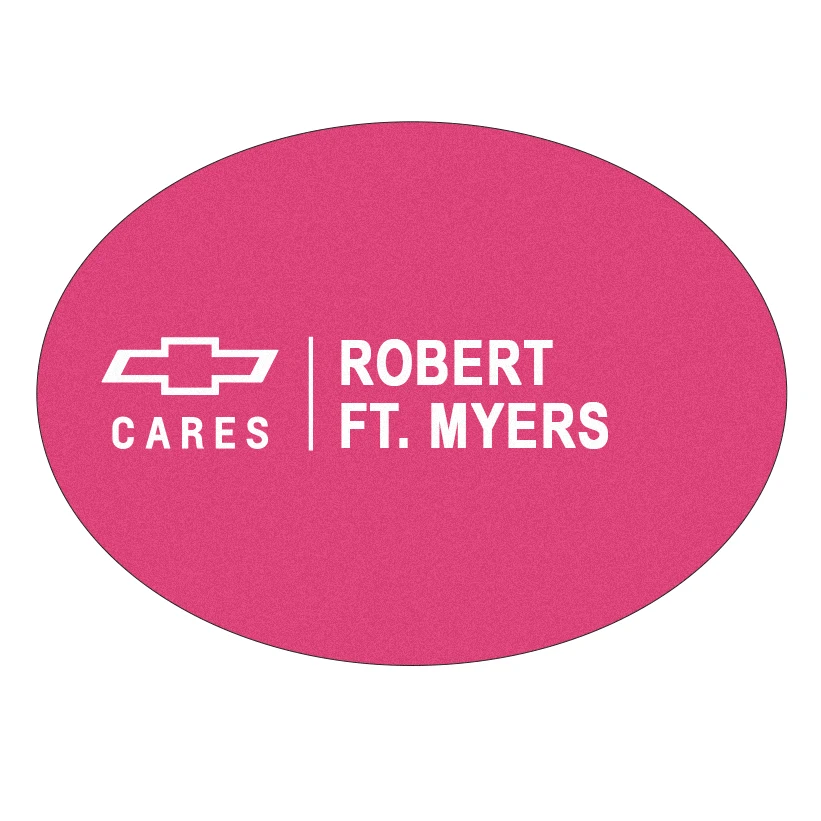 The Ares full color name badge 1.75"x3" Oval 1