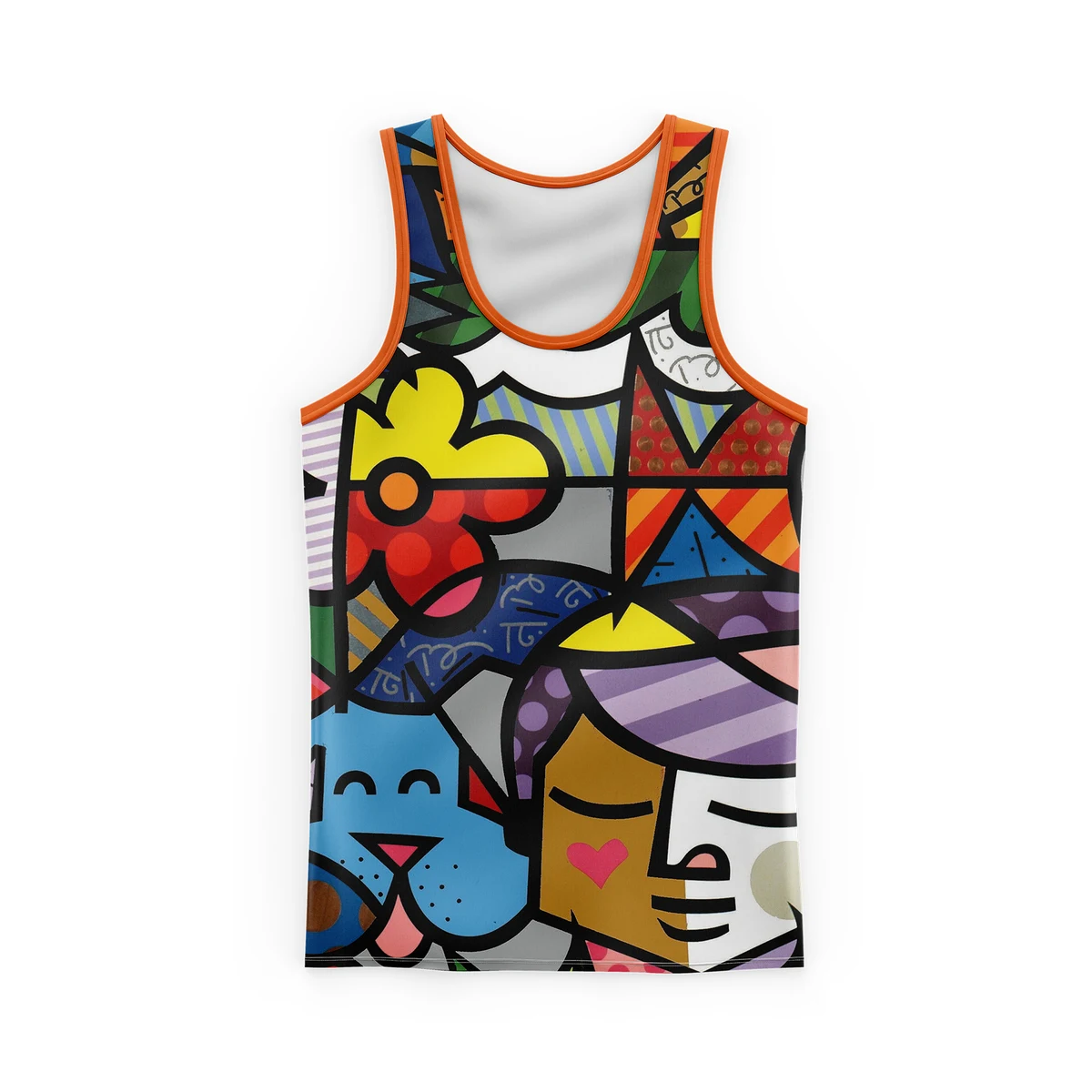 Custom all over and fully dye sublimated Women's Tank top 1