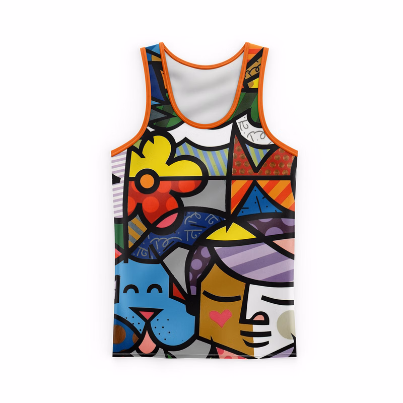 Custom all over and fully dye sublimated Women's Tank top