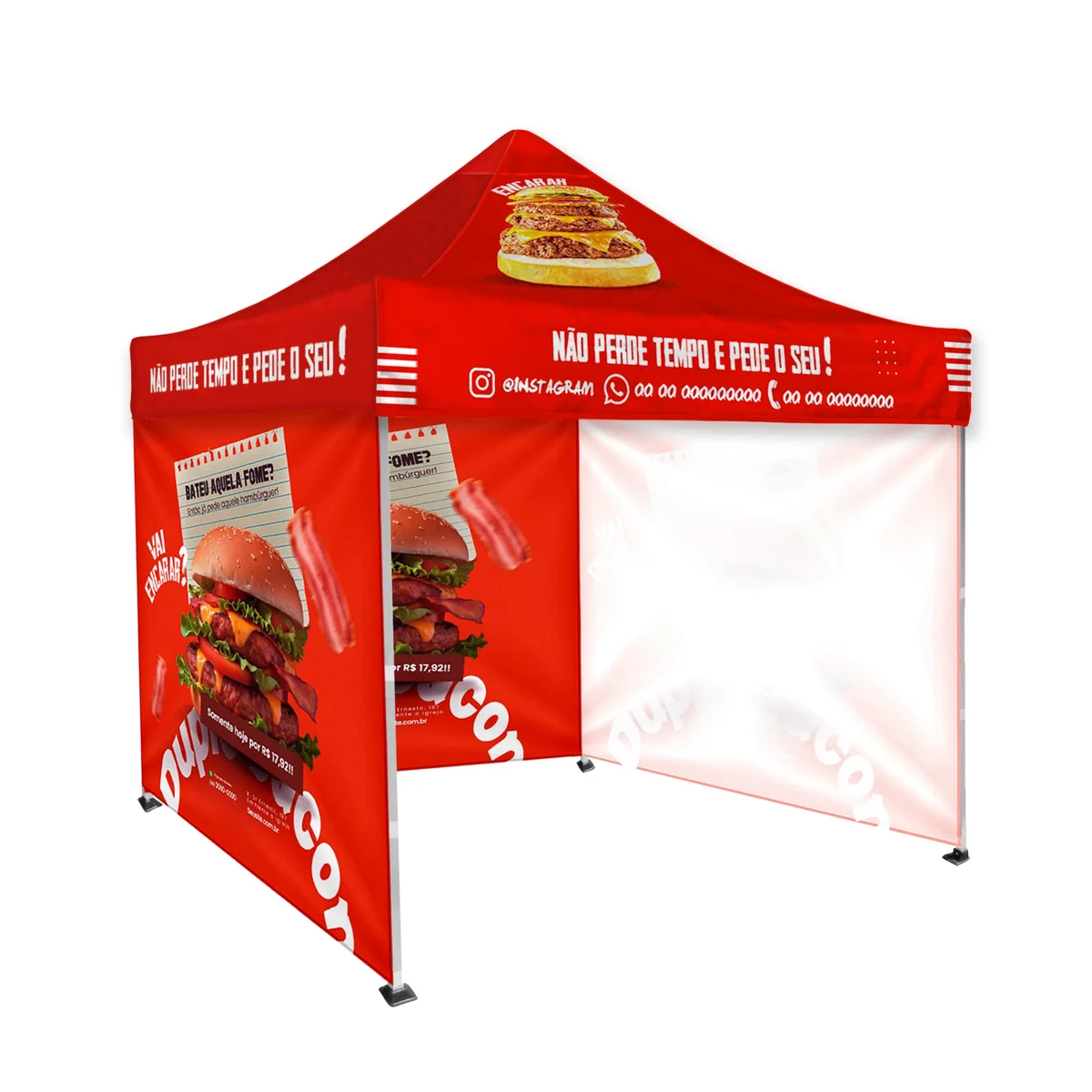 10'x10' Tent Canopy with frame and three full wall 1