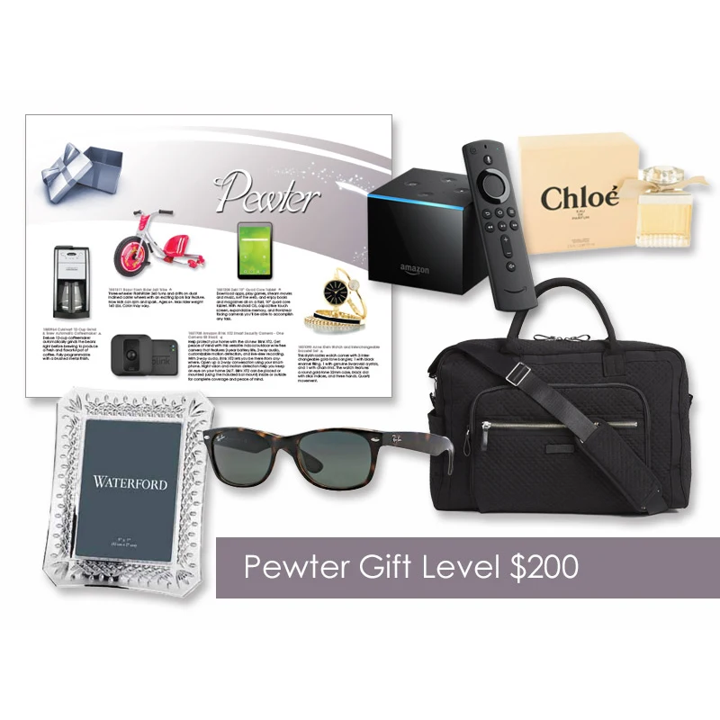 $200 Gift of Choice (Pewter Level) Gift Booklet 1