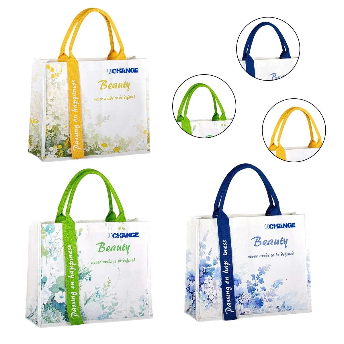 Eco Cotton Canvas Tote Bag With Boxy Gusset Custom Logo, custom tote bag with logo imprint 1