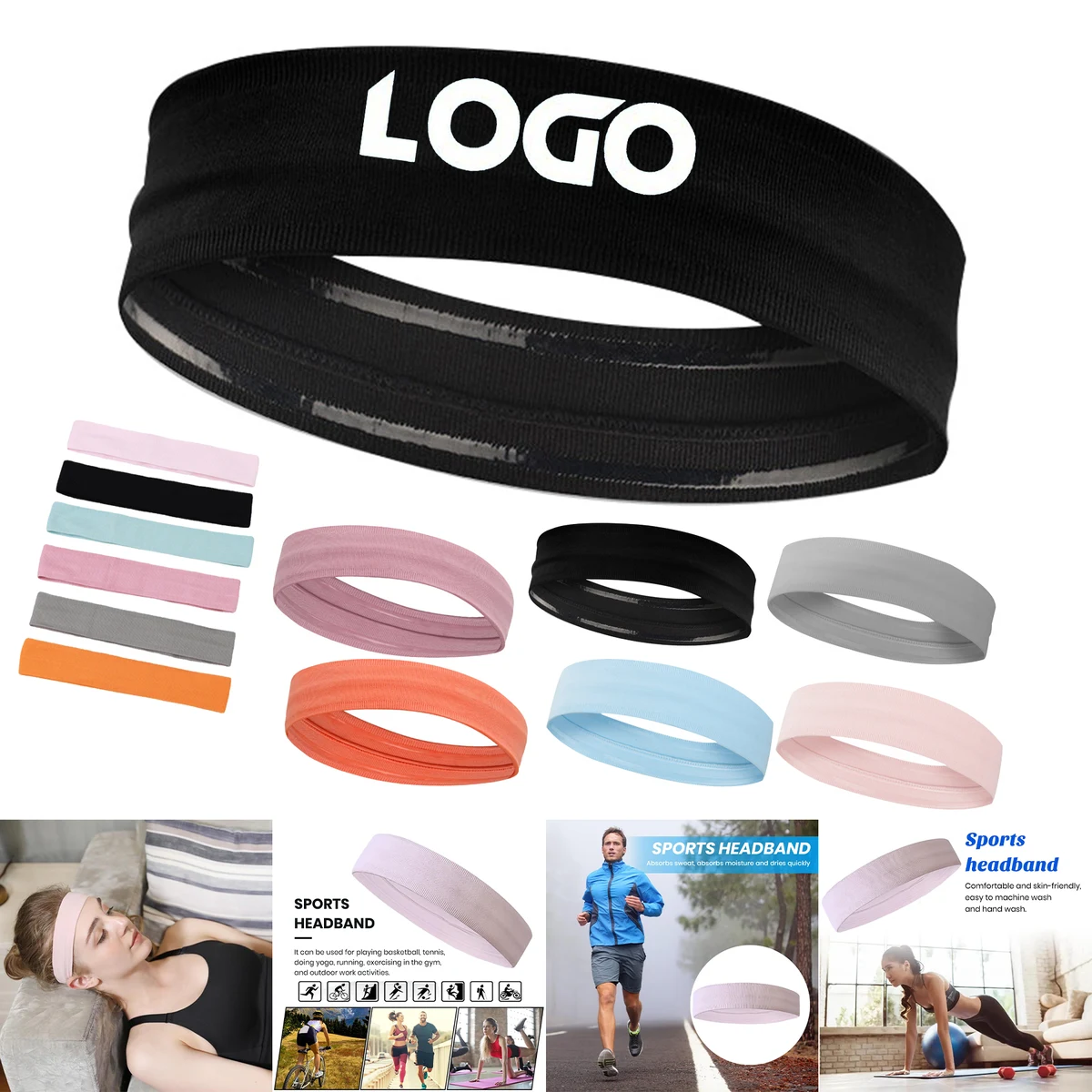 Sweat Bands Headbands for Women 1