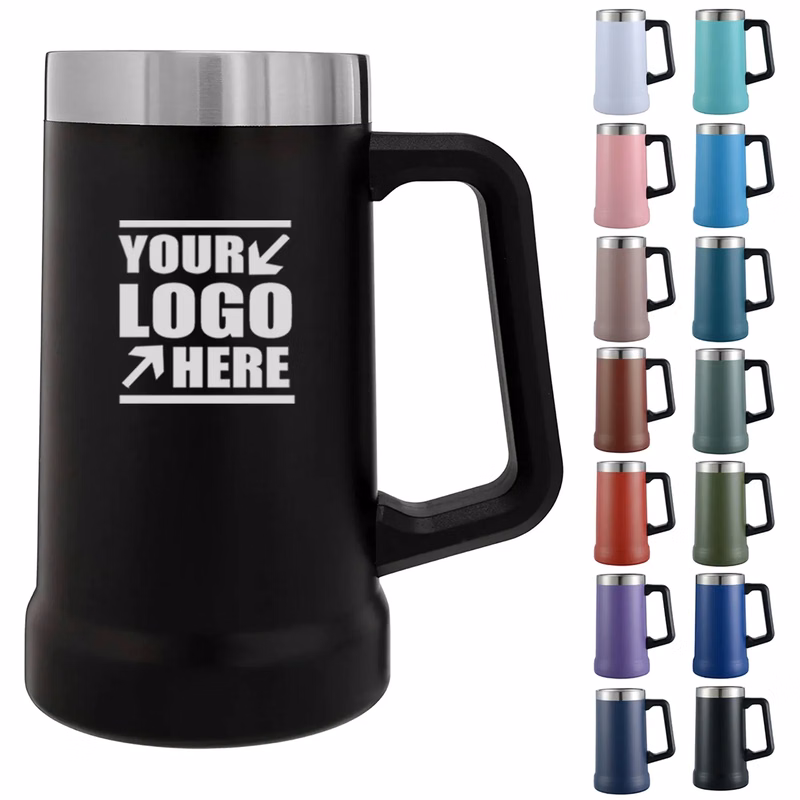 24Oz Classic Beer Stein with Big Grip Handle