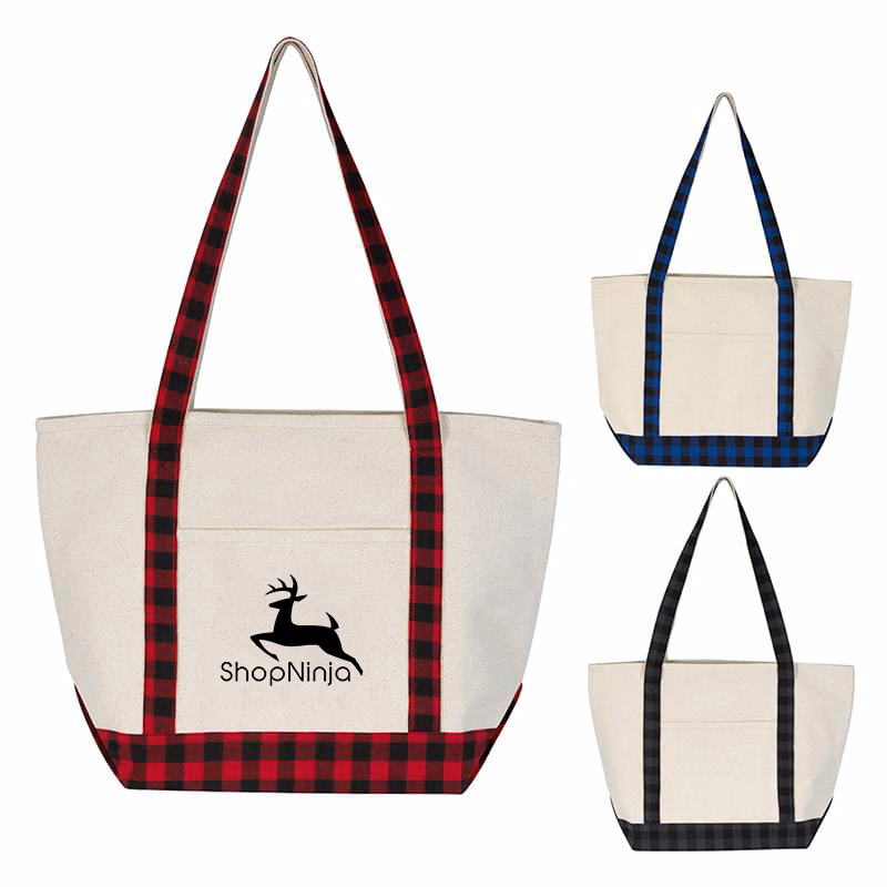 Northwoods Boat Tote Bag