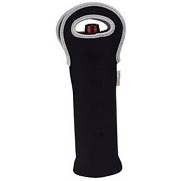 Insulated Single Neoprene Wine Bag, custom tote bag with logo imprint 1