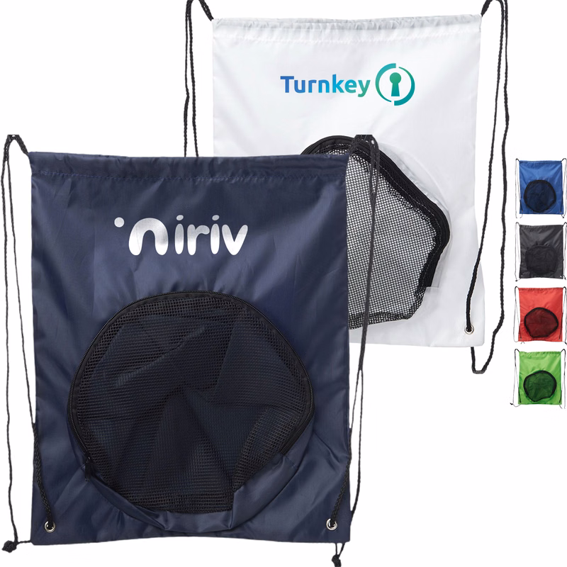 Sport Packs Ball Carrier Drawstring Backpack