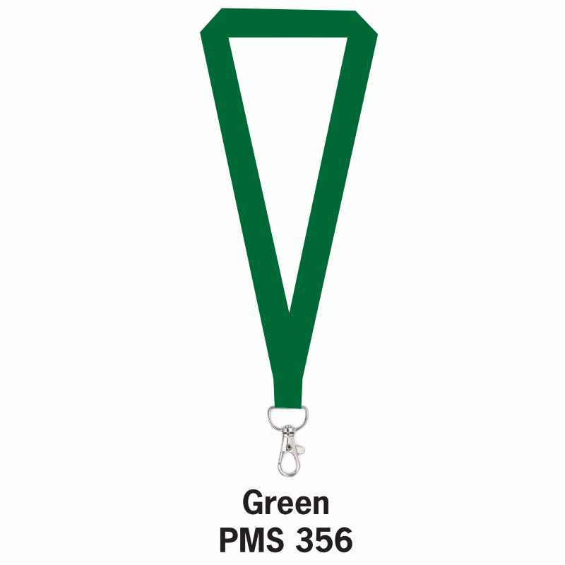FLAT POLYESTER LANYARD 1"