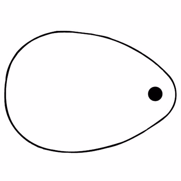 Egg Key Tag - Spot Color