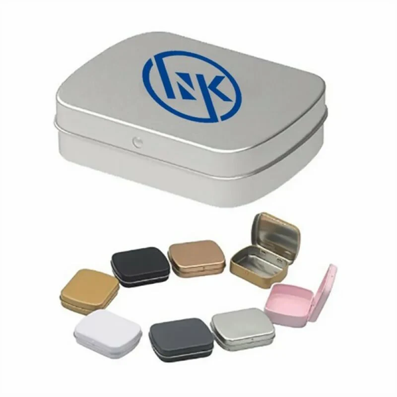 Mini Hinged Mint Tin, custom award with logo imprint 1