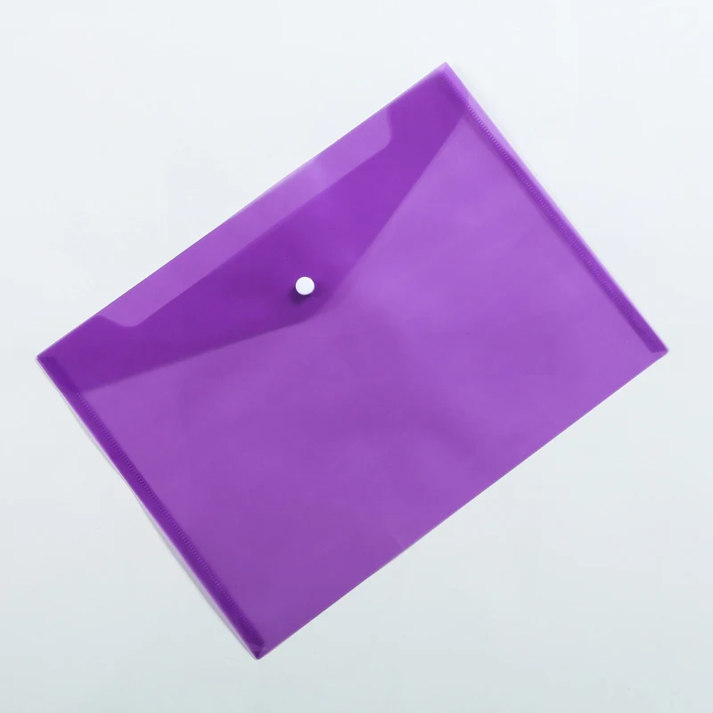 A4 Clear Plastic Document Pouch 1