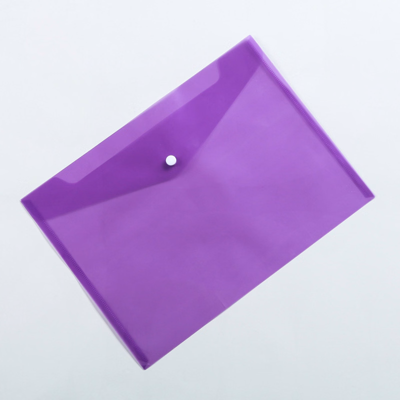 A4 Clear Plastic Document Pouch
