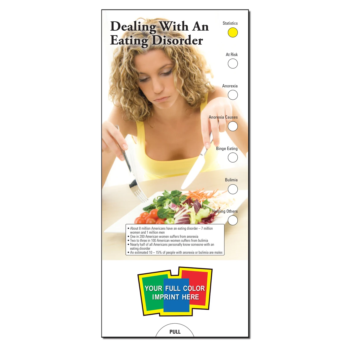 SLIDE CHART - Dealing With An Eating Disorder Slide Chart 1