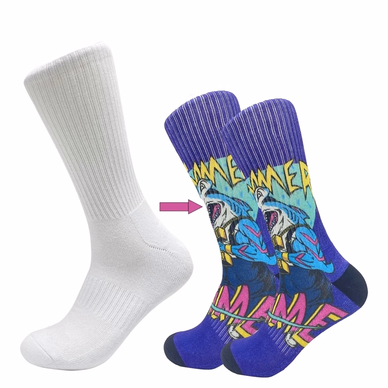 Sublimation Full Color Crew Socks