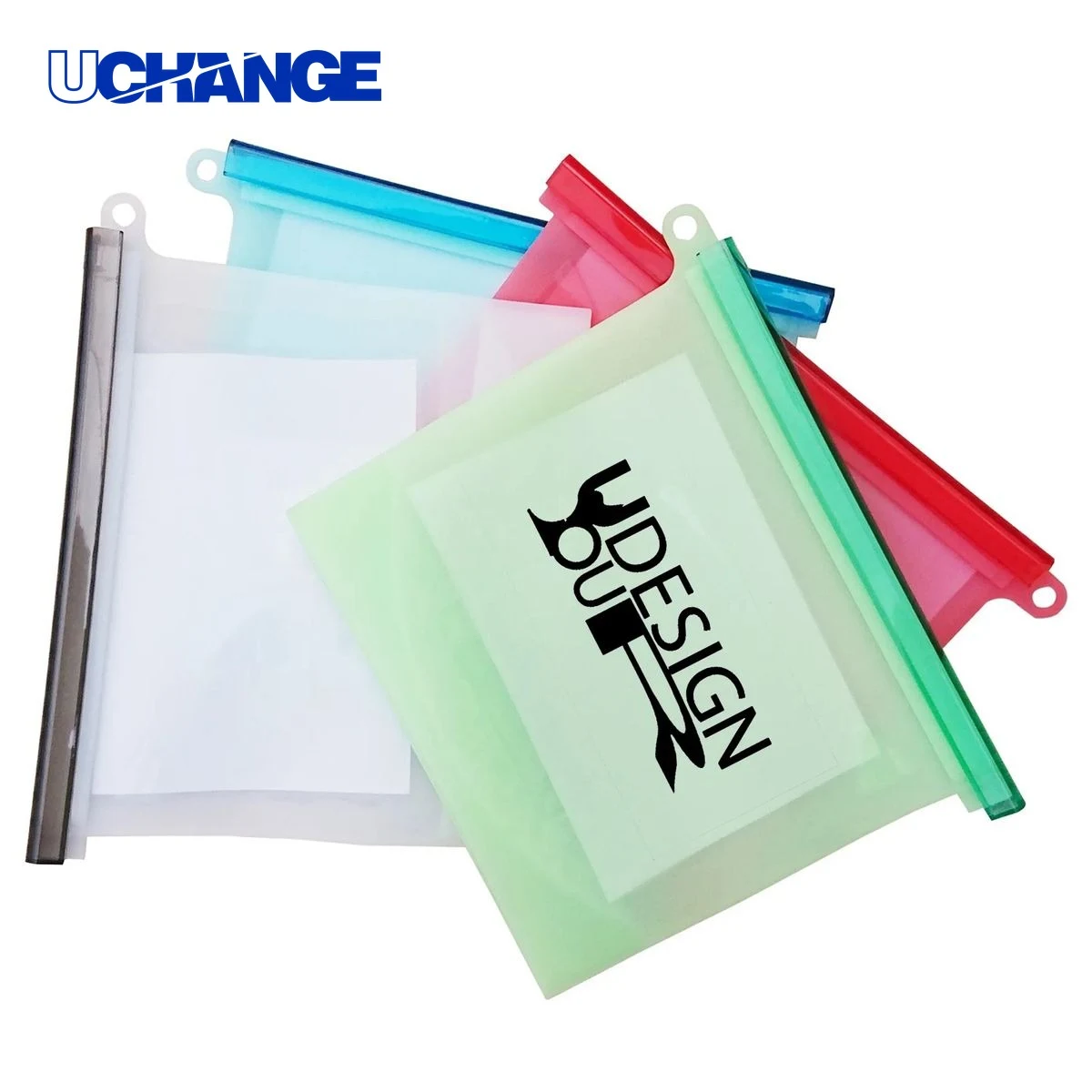 34 oz Reusable Silicone Zip Storage Bag 1